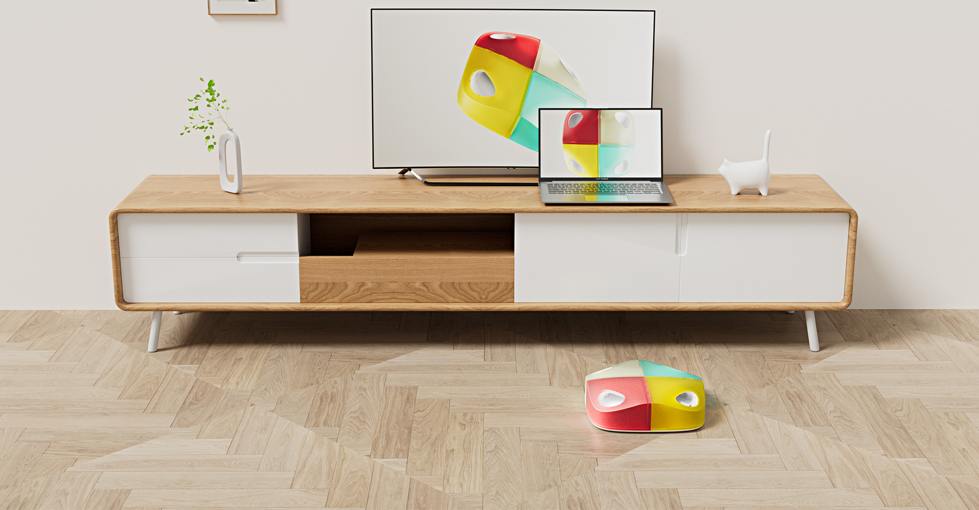 智能电动猫玩具自嗨解闷神器